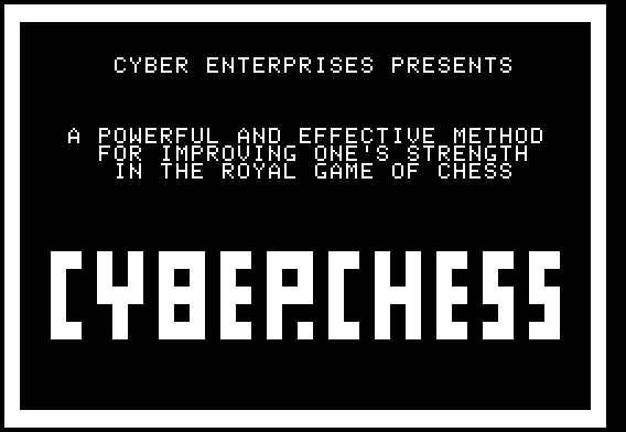 CyberChess for Apple II - Screenshot