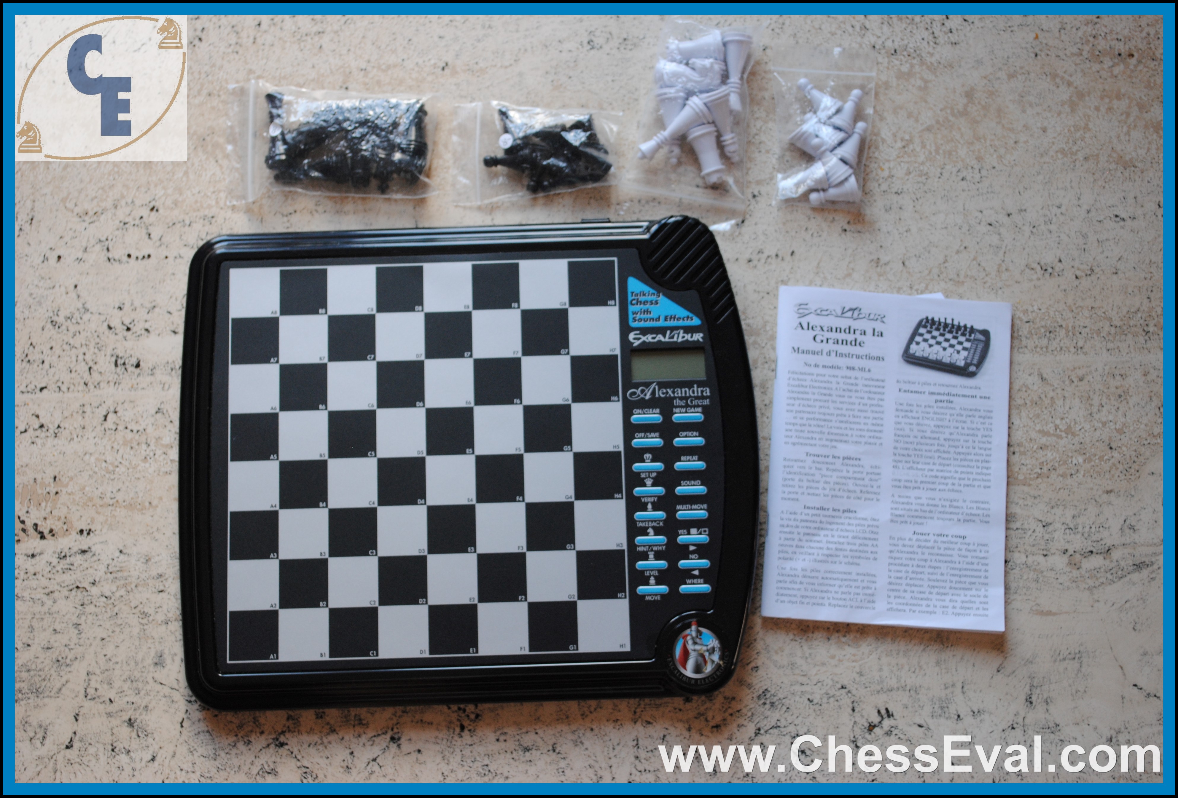 Excalibur Ivan II The Conqueror Electronic Talking Chess Game Teaching Mode  712