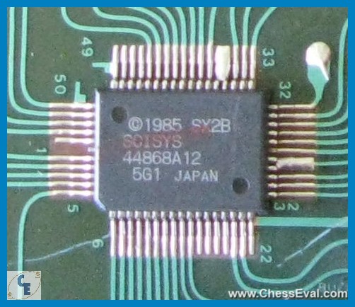 Comparison chip marked SCISYS SX2B, 44686A12 and 5G1, associated with the MK10 in the original discussion.